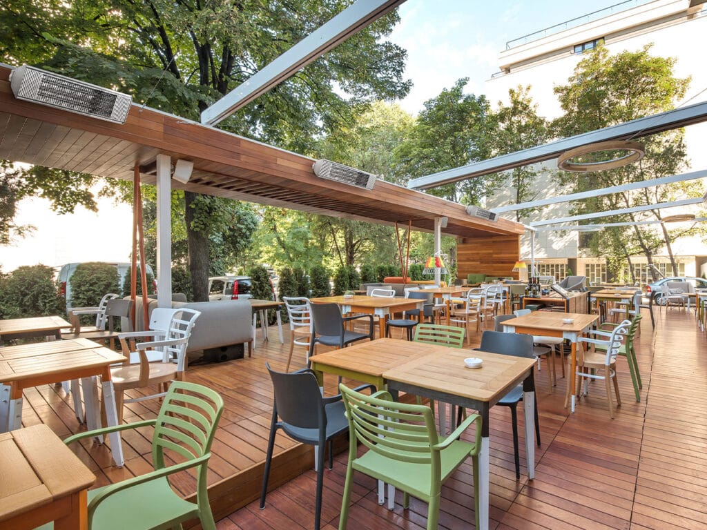 Aura Outdoor Living > Heating > Patio Heaters > Mountable Aura Carbon Stainless Steel Patio Heater