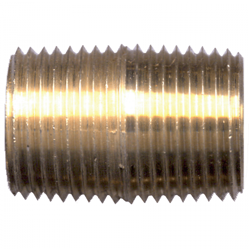 Barbecues Galore Barbecue Parts > Hoses & Fittings > Fittings 1/8 PIPE NIPPLE BRASS