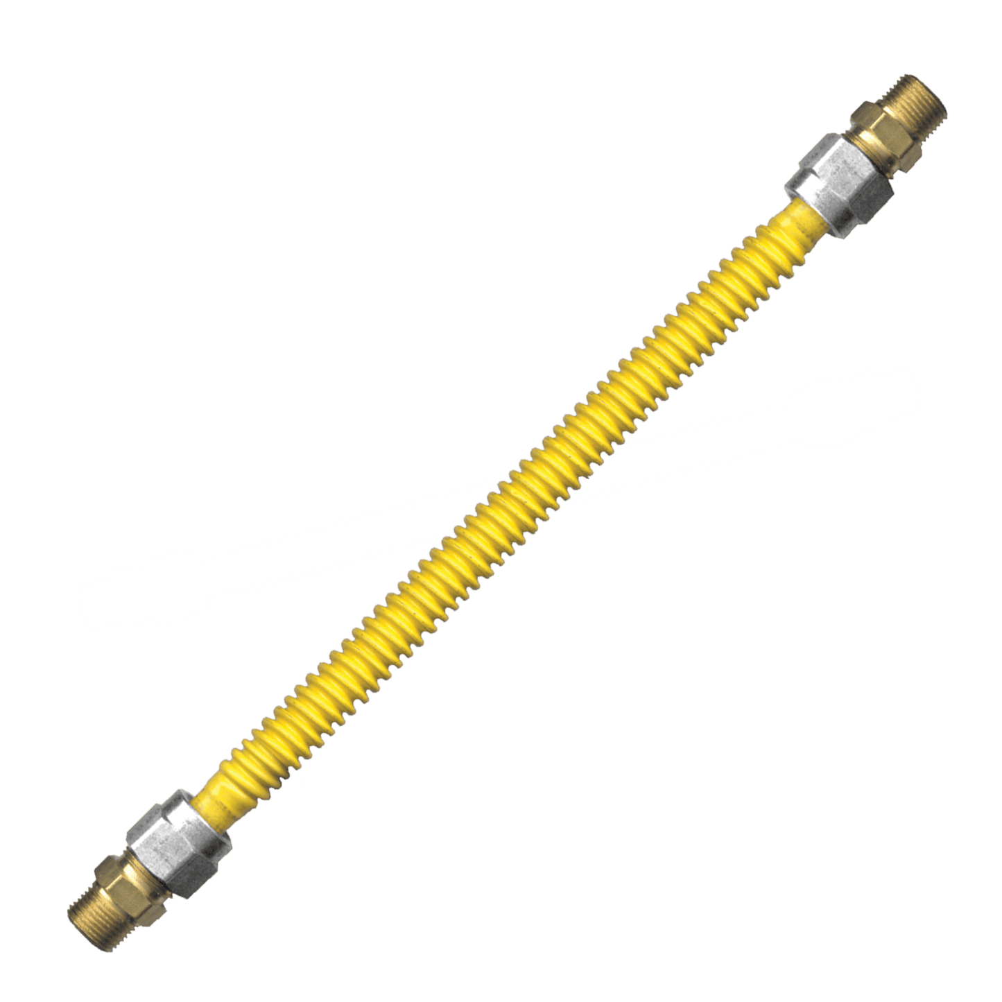 Barbecues Galore Barbecue Parts > Hoses & Fittings > Hoses 18 Inches 1/2" NG/LP MALE PIPE THREAD TO MALE PIPE THREAD APPLIANCE HOSES -  CSA APPROVED