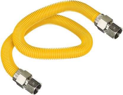 Barbecues Galore Barbecue Parts > Hoses & Fittings > Hoses 36 Inches 1/2" NG/LP FEMALE FLARE THREAD TO FEMALE FLARE THREAD APPLIANCE HOSES - CSA APPROVED