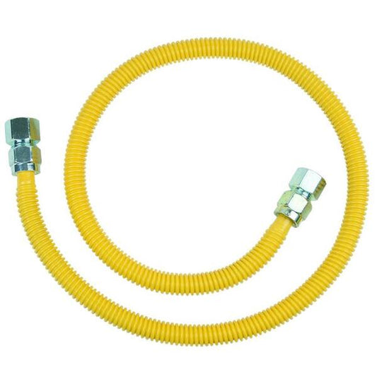 Barbecues Galore Barbecue Parts > Hoses & Fittings > Hoses 48 Inches 1/2" NG/LP FEMALE FLARE THREAD TO FEMALE FLARE THREAD APPLIANCE HOSES - CSA APPROVED