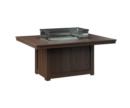 Berlin Gardens Outdoor Living > Patio Furniture > Deep Seating Natural finish Berlin Gardens - Donoma Rectangular Fire Table