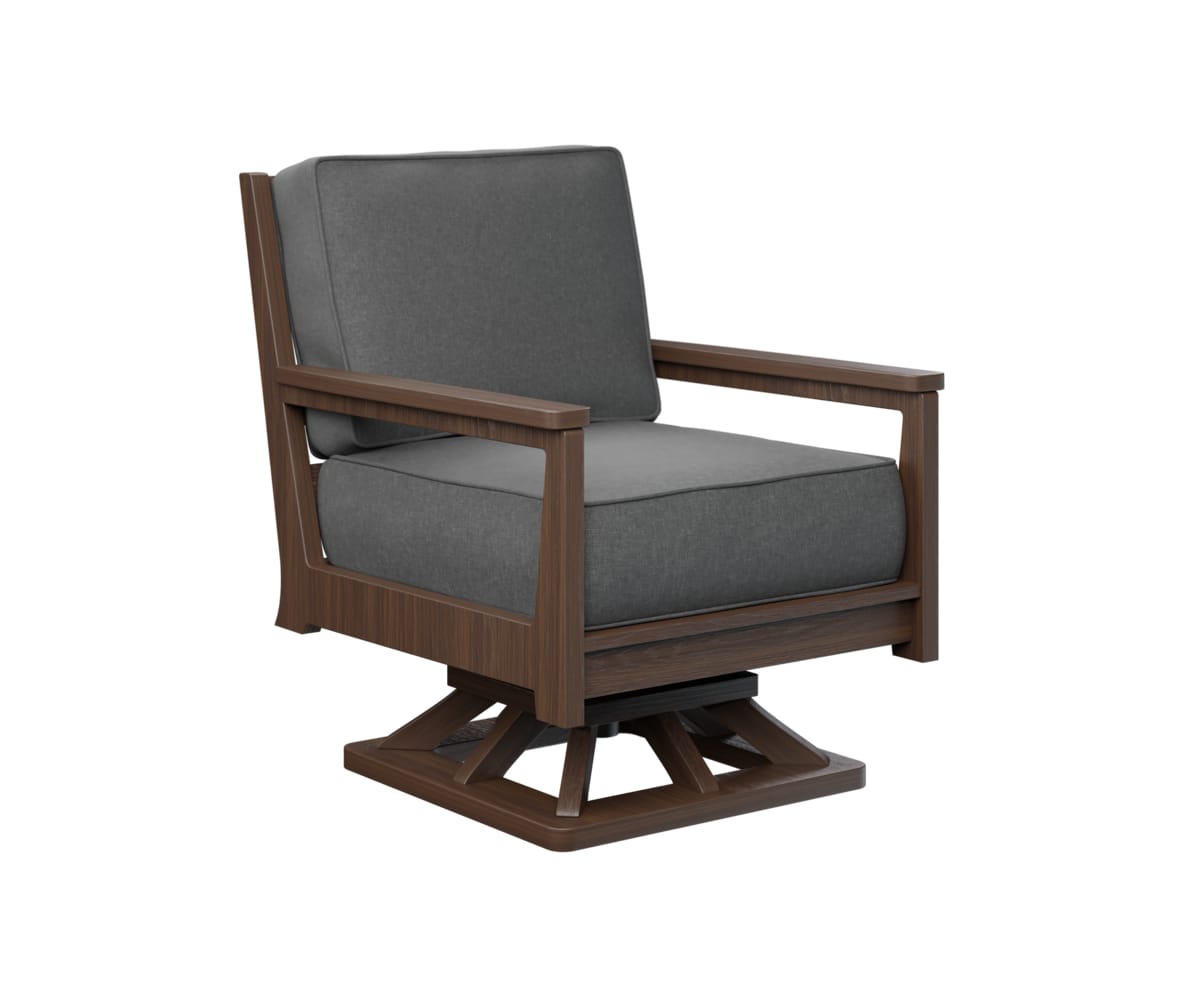 Berlin Gardens Outdoor Living > Patio Furniture > Deep Seating Natural finish Berlin Gardens - Mayhew Swivel Rocker