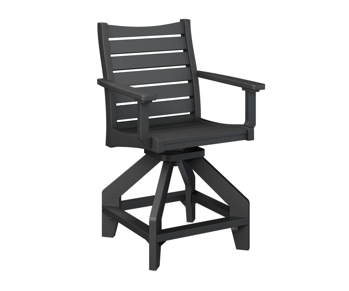 Berlin Gardens Outdoor Living > Patio Furniture > Deep Seating Regular Finish Berlin Gardens - Bristol Counter Swivel Chair