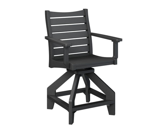 Berlin Gardens Outdoor Living > Patio Furniture > Deep Seating Regular Finish Berlin Gardens - Bristol Counter Swivel Chair