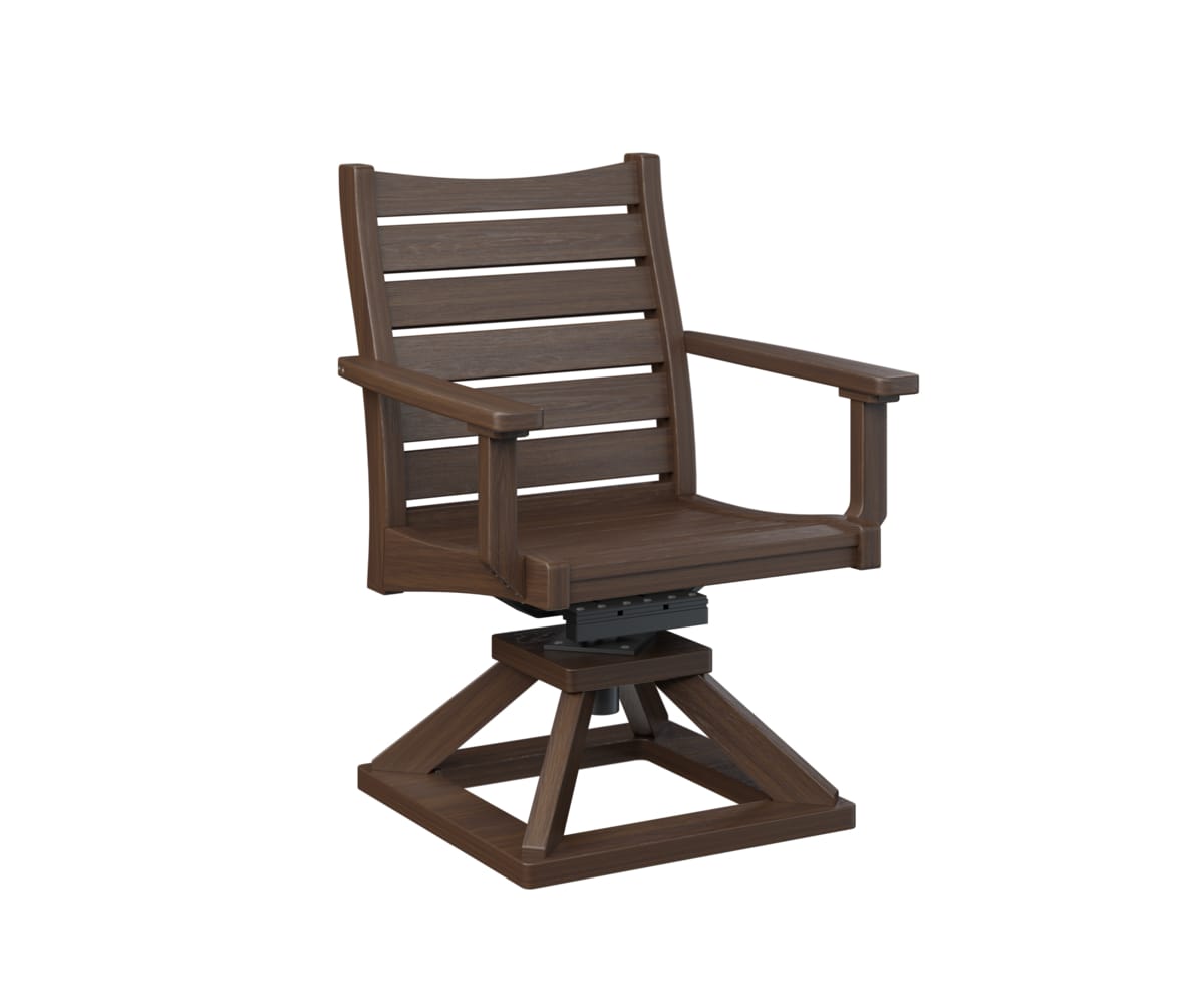 Berlin Gardens Outdoor Living > Patio Furniture > Dining & Pub Natural finish Berlin Gardens - Bristol Swivel Rocker Dining Chair