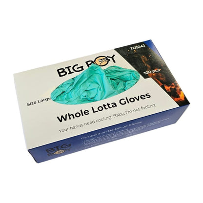 Big Boy Barbecue Accessories > Food Preparation > Gloves and Mitts Big Boy Whole Lotta Gloves Biodegradable Nitrile Gloves