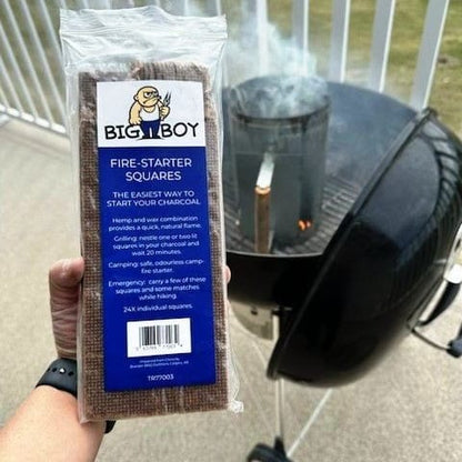 Big Boy Barbecue Accessories > Smoking Accessories > Charcoal Accessories > Fire Starters Big Boy Fire-Starter Squares