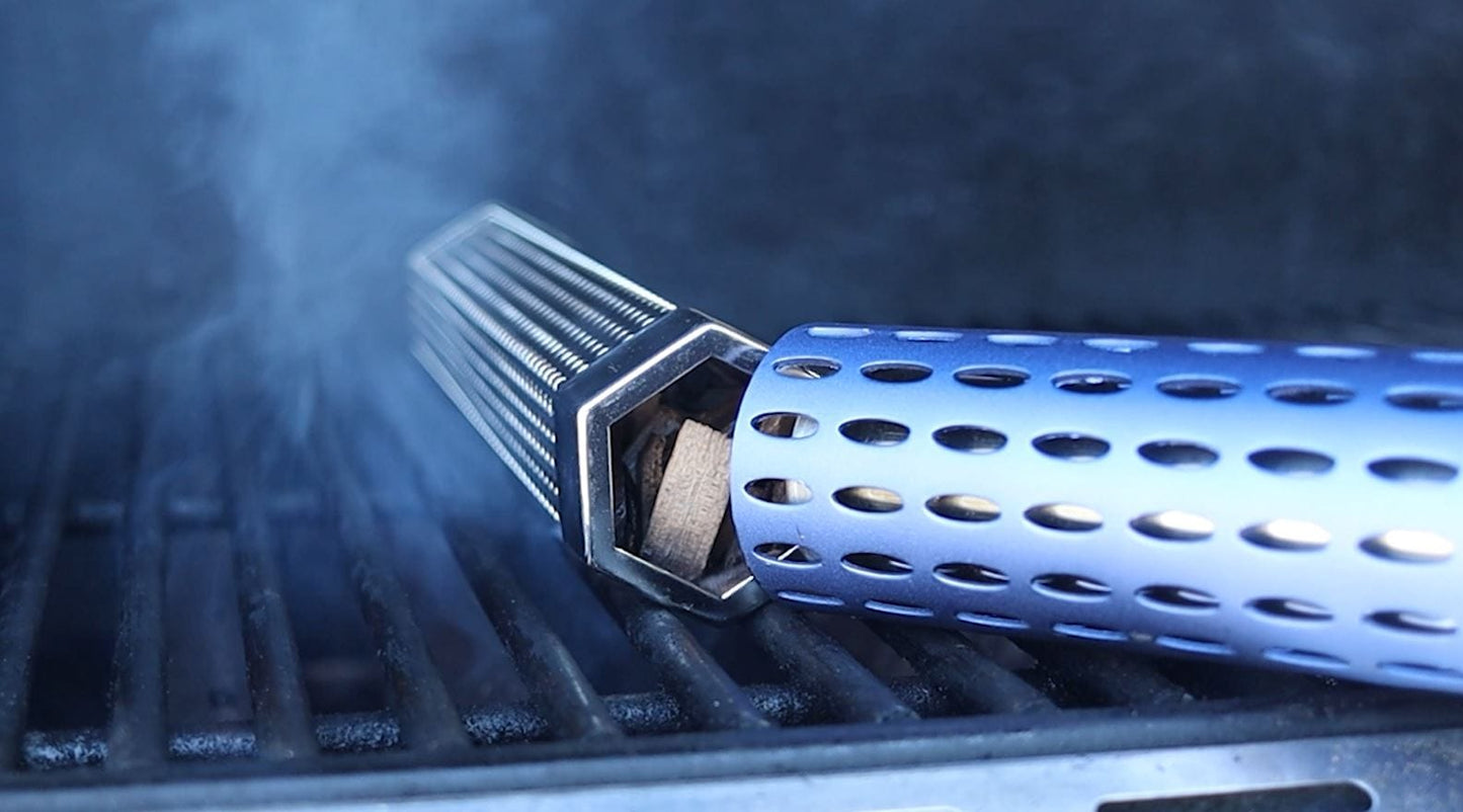 Big Boy Barbecue Accessories > Smoking Accessories > Pellet Accessories > Smoker Box Big Boy The Smoke Pipe - 12" Stainless Steel Wood Chip and Pellet Smoking Tube