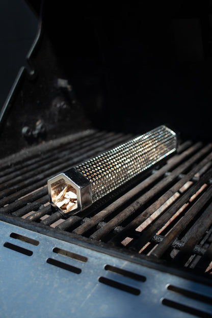 Big Boy Barbecue Accessories > Smoking Accessories > Pellet Accessories > Smoker Box Big Boy The Smoke Pipe - 12" Stainless Steel Wood Chip and Pellet Smoking Tube