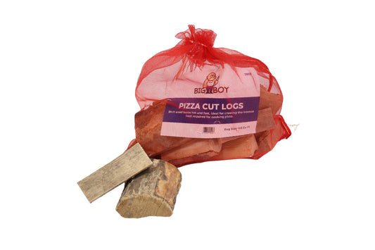 Big Boy Wood & Charcoal > Wood > Chunks Big Boy Pizza Cut Logs - Pizza Cooking Logs 10lbs