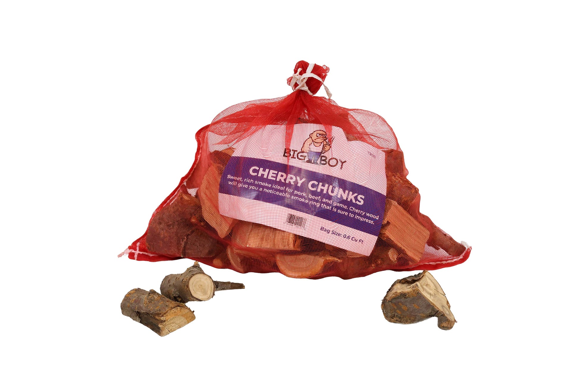 Big Boy Wood & Charcoal > Wood > Chunks Big Boy Smoking Wood Chunks - Cherry Chunks 10lbs