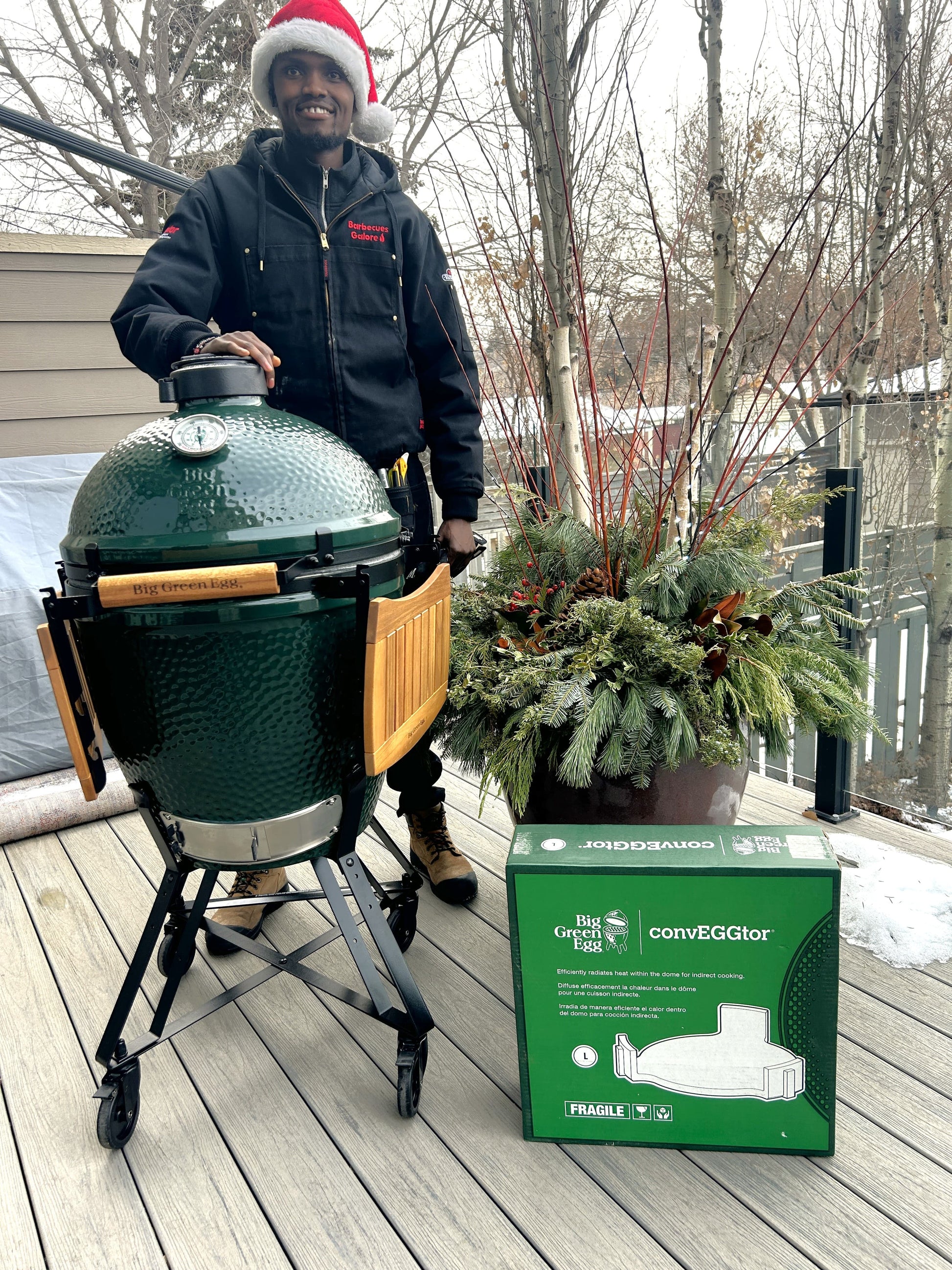Big Green Egg Outdoor Cooking > Smokers > Charcoal Grills Big Green Egg Large Original Kit