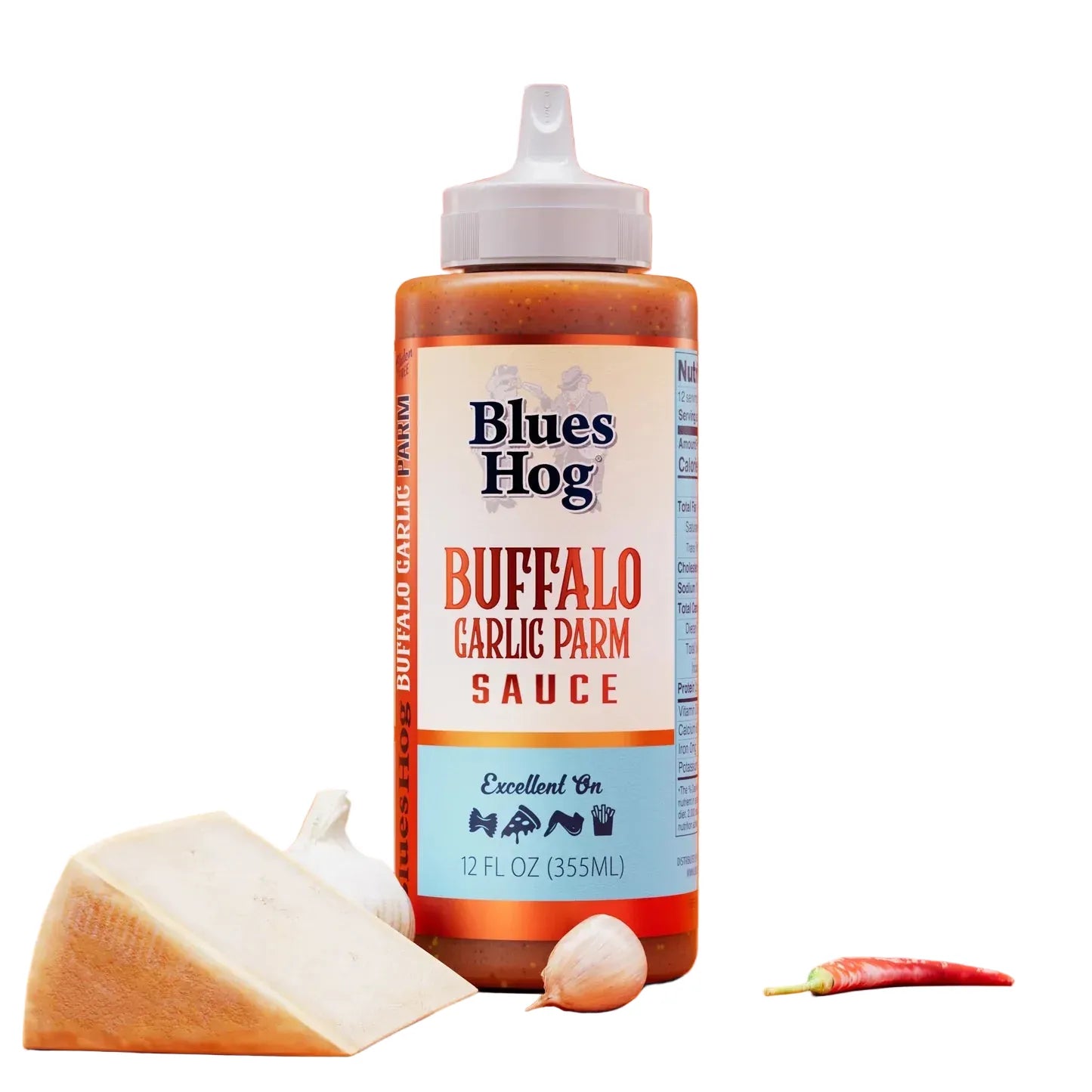 Blues Hog Barbecue Accessories > Food Prep > Sauces & Spices Blues Hog Buffalo Garlic Parm Barbecue Sauce Squeeze Bottles