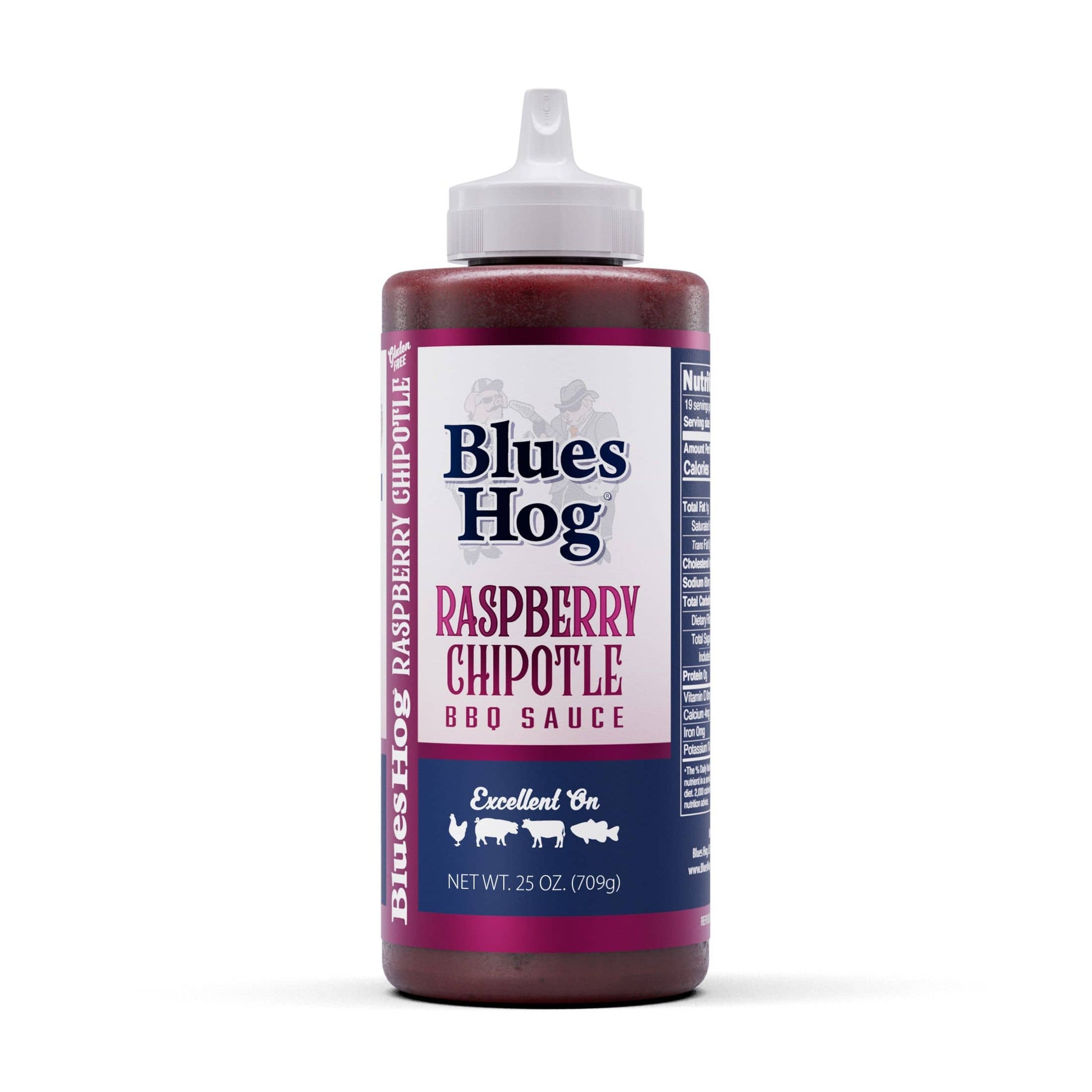 Blues Hog Barbecue Accessories > Food Prep > Sauces & Spices Blues Hog Raspberry Chipotle Barbecue Sauce Squeeze Bottles