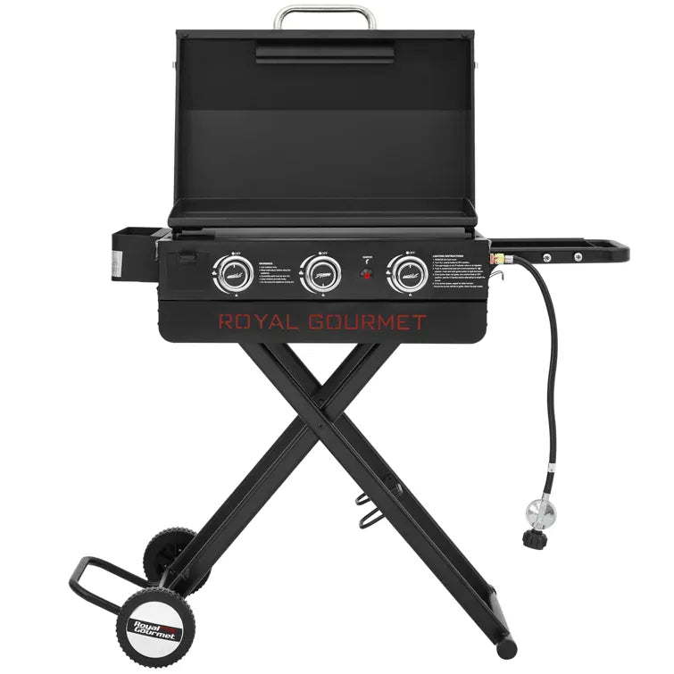 Brander Outdoor Cooking > Gas Grills > Griddle 3 Burner Gas Portable Griddle