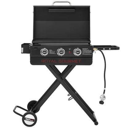 Brander Outdoor Cooking > Gas Grills > Griddle 3 Burner Gas Portable Griddle