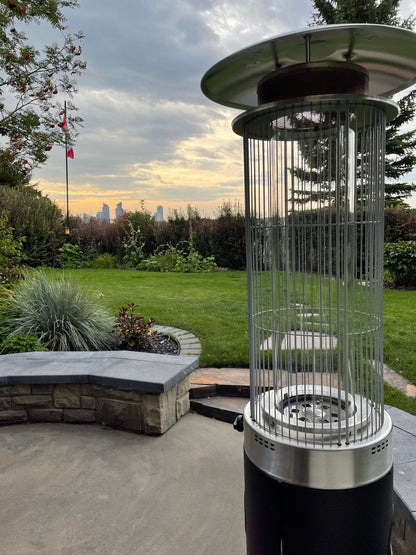 Brander Outdoor Living > Heating > Patio Heaters > Freestanding Brander Spiral Flame Patio Heater with Flameguard - Propane