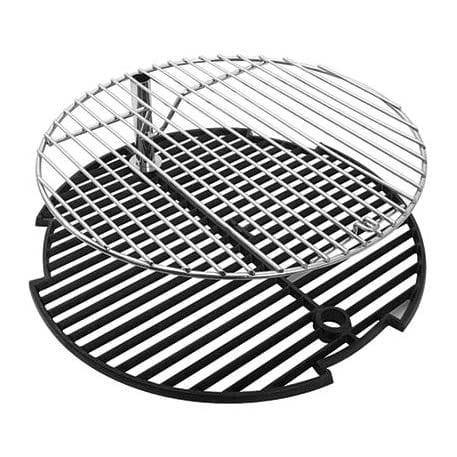 Broil King Cooking Grates - Cast Iron Broil King Keg Premium Cooking Grate Set - KA5545