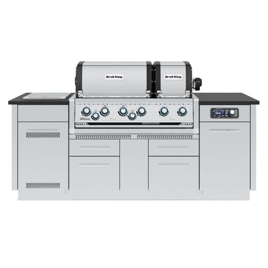 Broil King Outdoor Cooking > Outdoor Kitchens > Islands Broil King Imperial Island QS 690i NG
