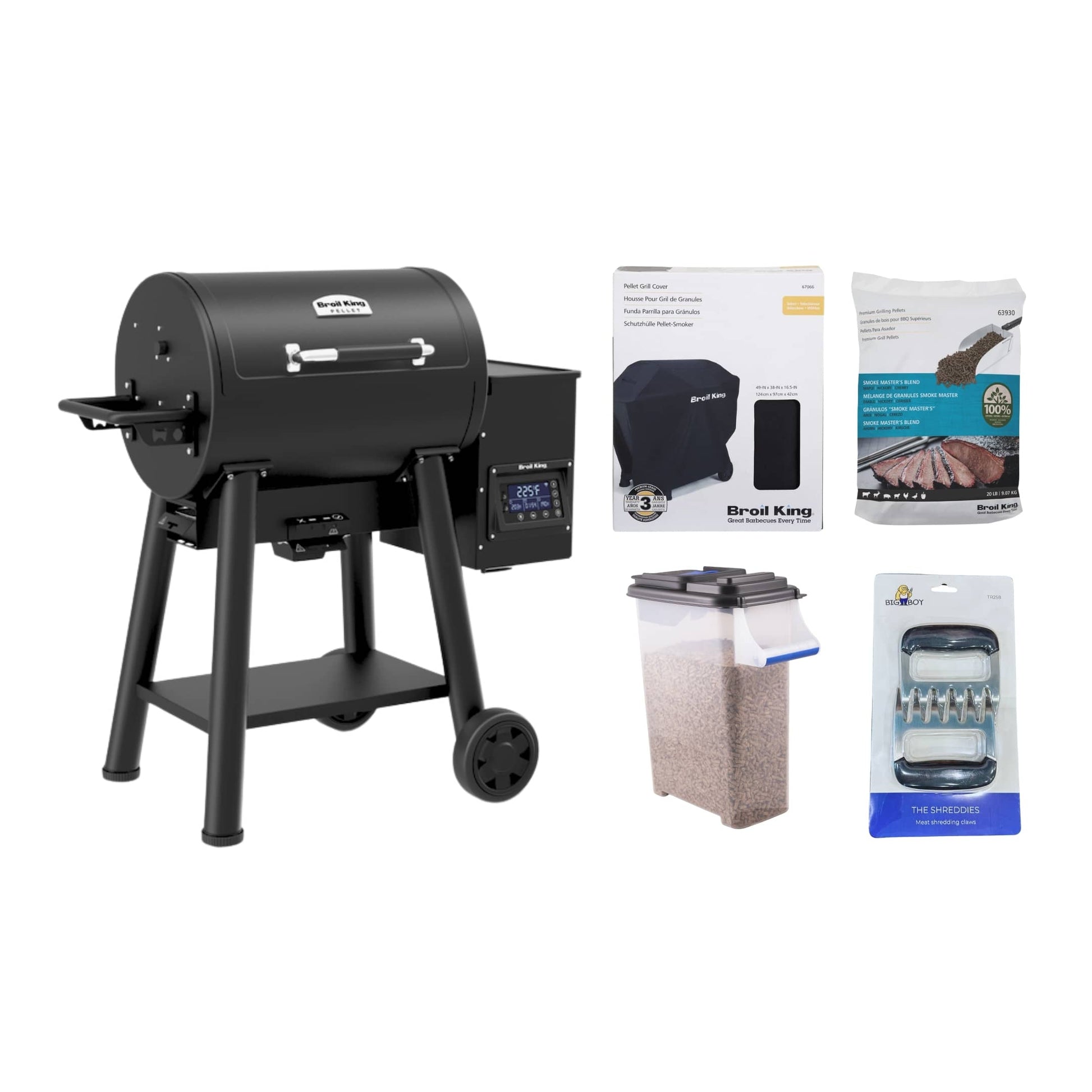 Broil King Outdoor Cooking > Smokers > Pellet Grills Broil King Crown Pellet 400 Holiday Special Bundle