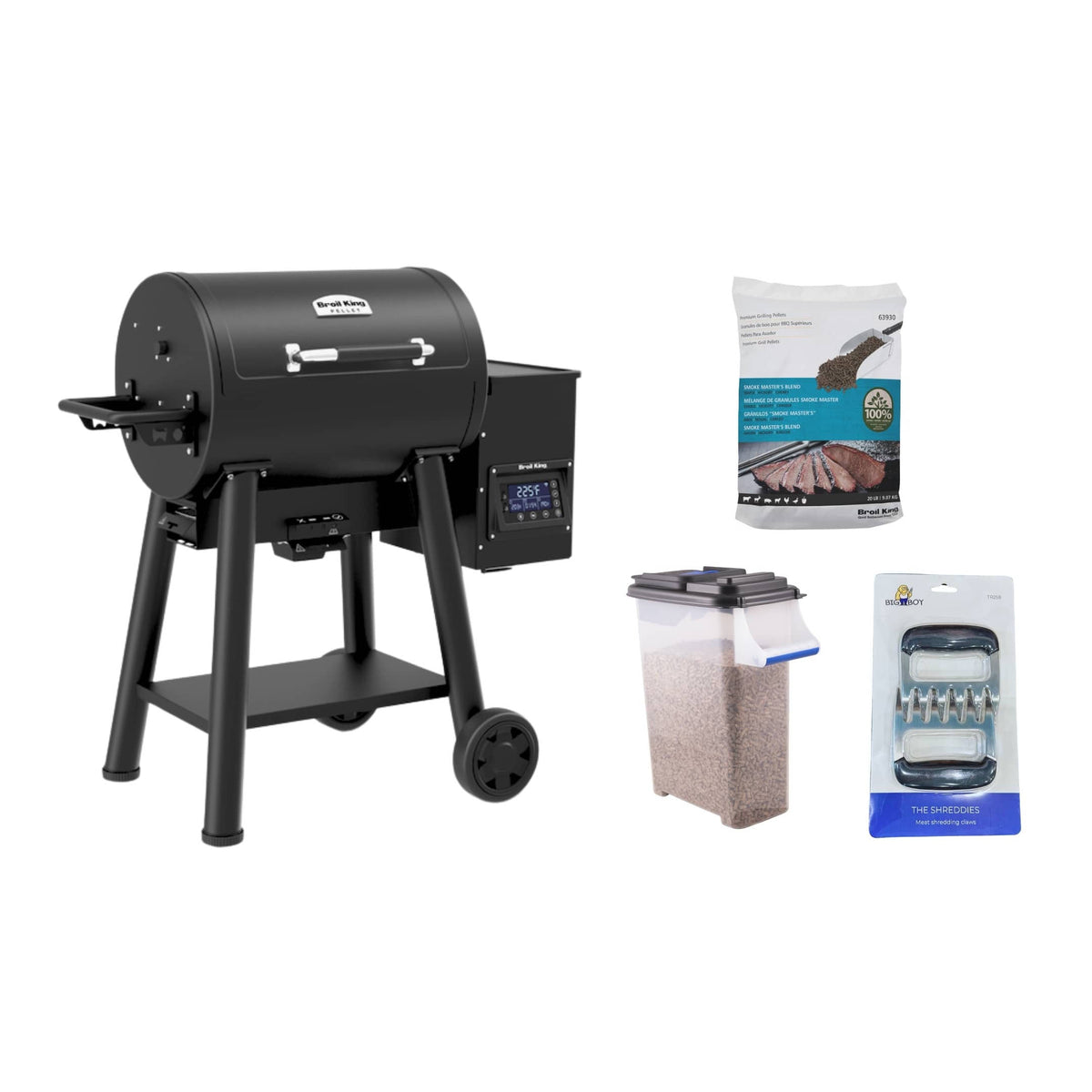 Broil King Outdoor Cooking > Smokers > Pellet Grills Broil King Crown Pellet 400 Summer Special Bundle