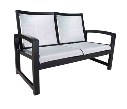Cabana Coast Outdoor Living > Patio Furniture > Deep Seating Black / Sailing Seagull Cabana Coast Millcroft Loveseat