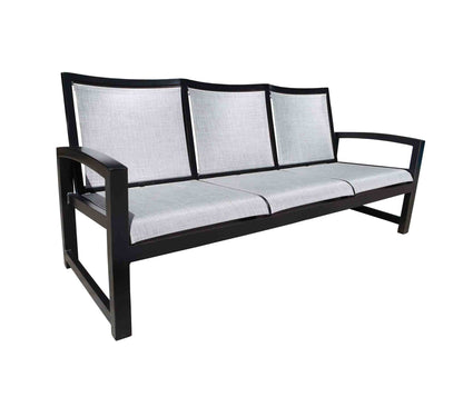 Cabana Coast Outdoor Living > Patio Furniture > Deep Seating Black / Sailing Seagull Cabana Coast Millcroft Sofa