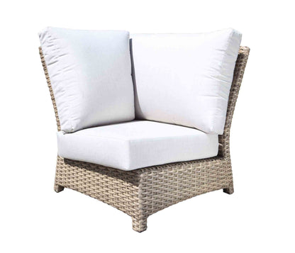 Cabana Coast Outdoor Living > Patio Furniture > Deep Seating Drift Teak / Cast Silver Cabana Coast Riverside Sectional Corner Module