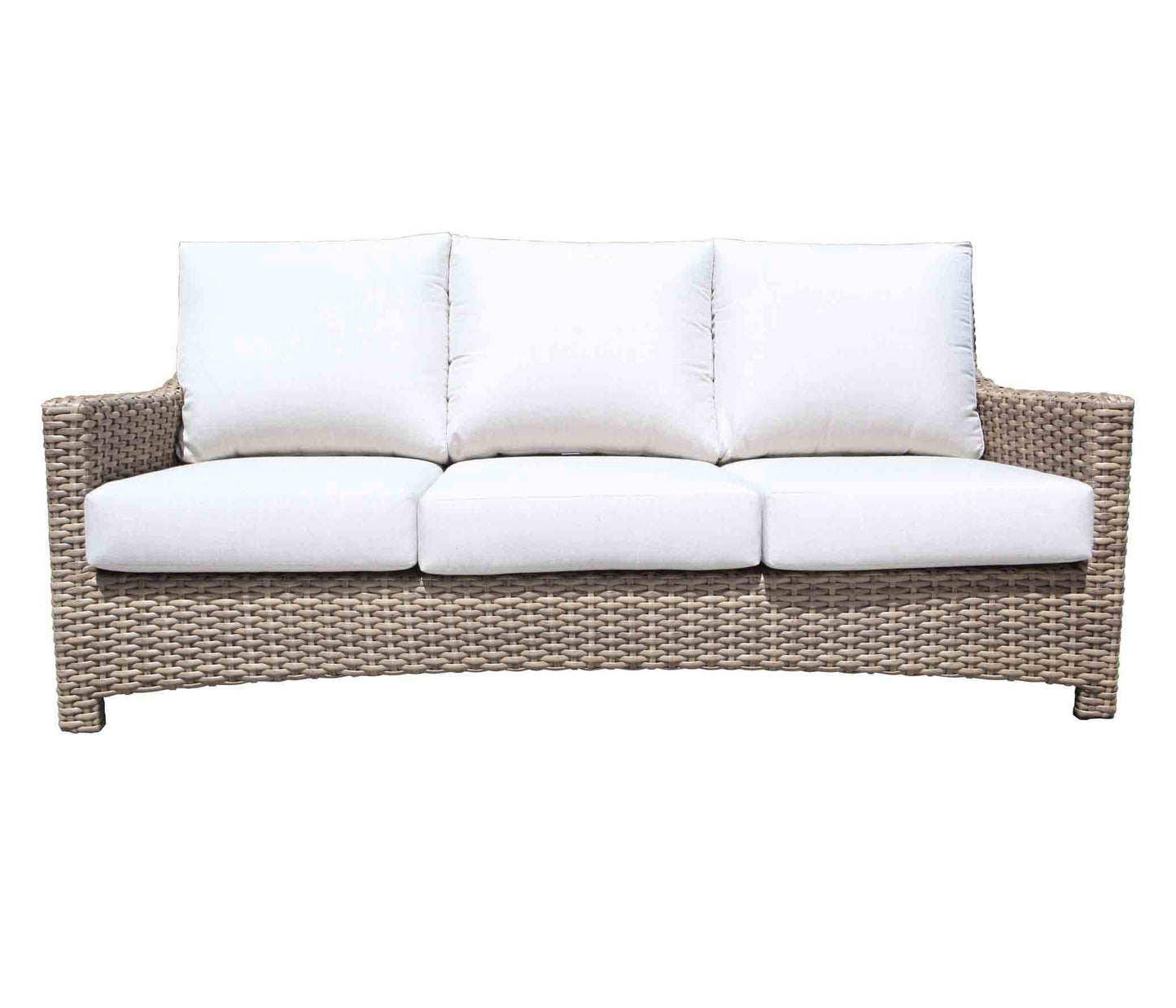 Cabana Coast Outdoor Living > Patio Furniture > Deep Seating Drift Teak / Cast Silver Cabana Coast Riverside Sofa