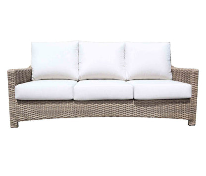 Cabana Coast Outdoor Living > Patio Furniture > Deep Seating Drift Teak / Cast Silver Cabana Coast Riverside Sofa