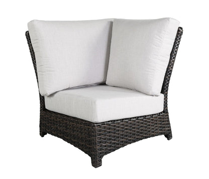 Cabana Coast Outdoor Living > Patio Furniture > Deep Seating Espresso / Cast Silver Cabana Coast Riverside Sectional Corner Module