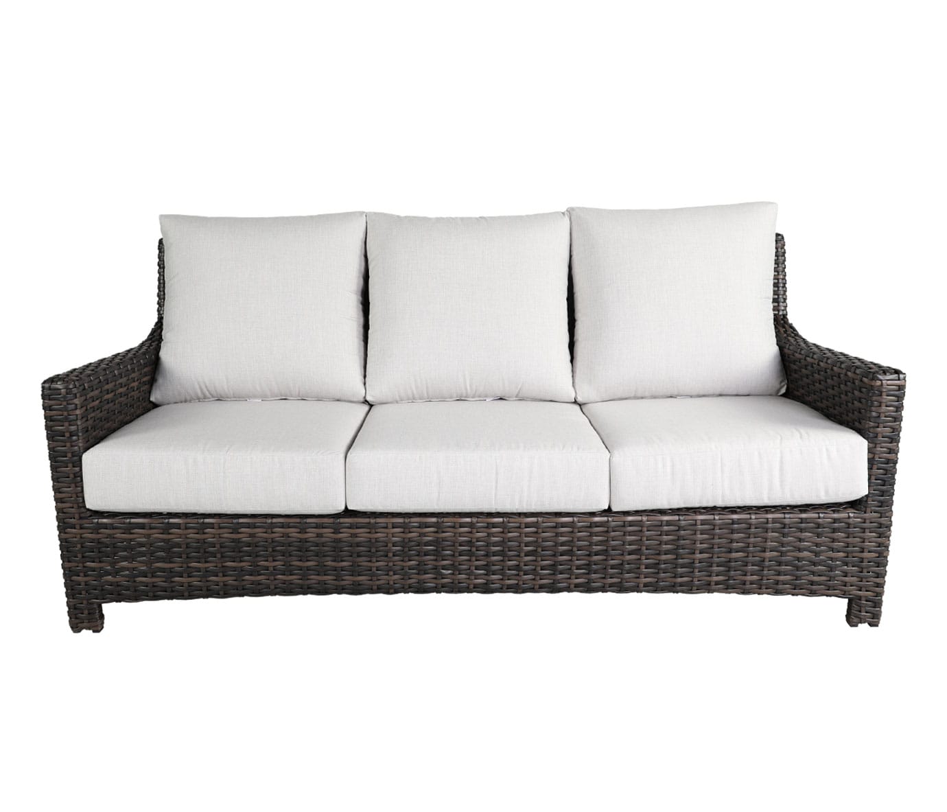 Cabana Coast Outdoor Living > Patio Furniture > Deep Seating Espresso / Cast Silver Cabana Coast Riverside Sofa