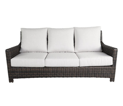 Cabana Coast Outdoor Living > Patio Furniture > Deep Seating Espresso / Cast Silver Cabana Coast Riverside Sofa