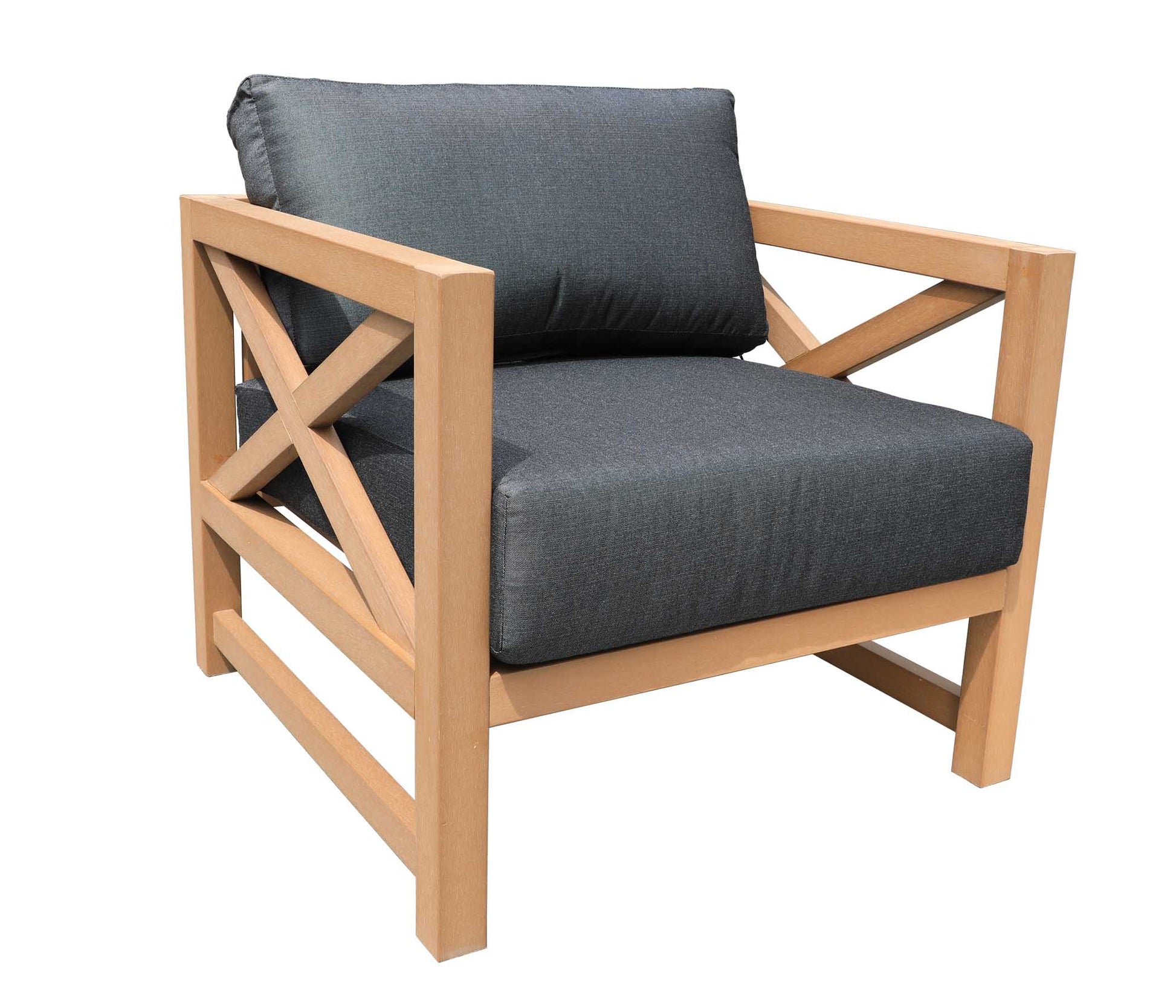 Cabana Coast Outdoor Living > Patio Furniture > Deep Seating Natural / Italian Sand Cabana Coast Kensington Club Chair
