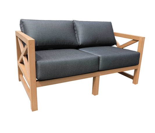 Cabana Coast Outdoor Living > Patio Furniture > Deep Seating Natural / Italian Sand Cabana Coast Kensington Love Seat