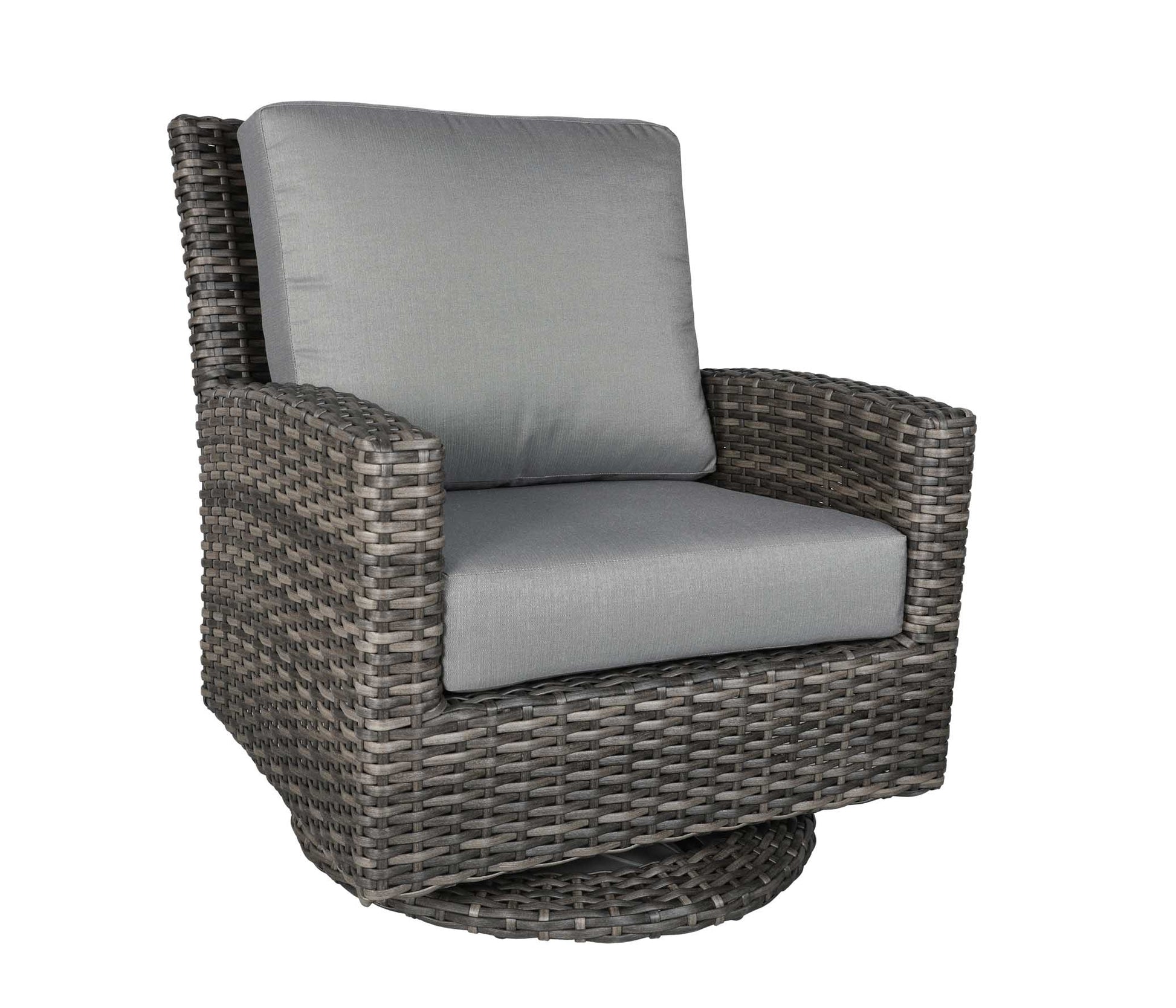 Cabana Coast Outdoor Living > Patio Furniture > Deep Seating Reef / Charcoal Sand Cabana Coast Sedona Swivel Chair
