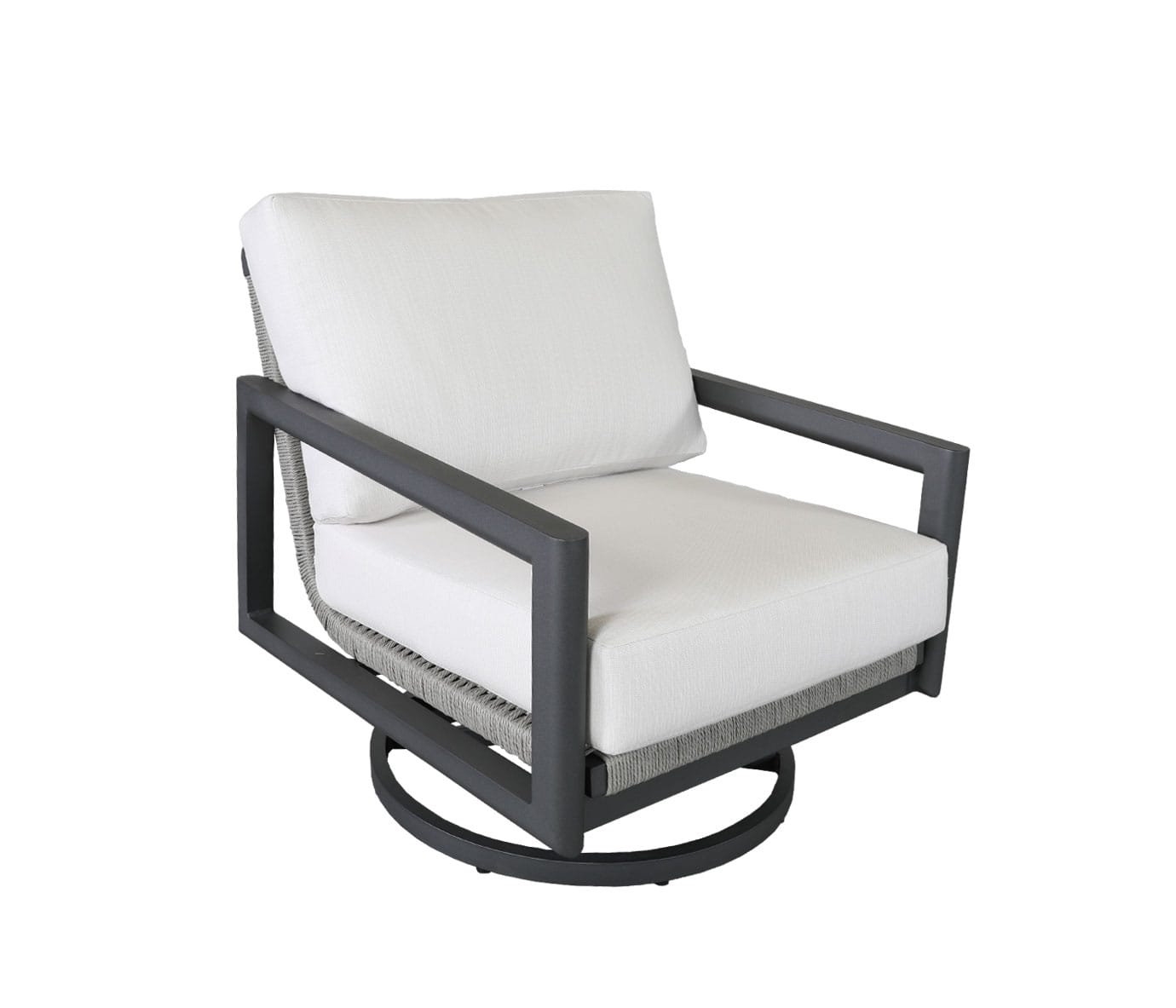 Cabana Coast Outdoor Living > Patio Furniture > Deep Seating Storm / Exhale Cloud Cabana Coast Elm Swivel Chair