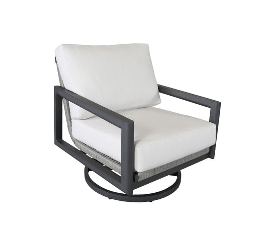 Cabana Coast Outdoor Living > Patio Furniture > Deep Seating Storm / Exhale Cloud Cabana Coast Elm Swivel Chair