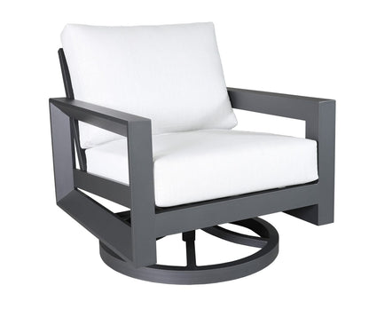 Cabana Coast Outdoor Living > Patio Furniture > Deep Seating Storm / Idol Pebble Cabana Coast Muse Swivel Chair