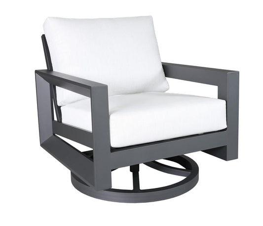 Cabana Coast Outdoor Living > Patio Furniture > Deep Seating Storm / Idol Pebble Cabana Coast Muse Swivel Chair