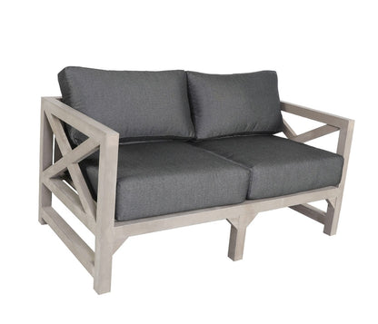 Cabana Coast Outdoor Living > Patio Furniture > Deep Seating Weathered / Italian Sand Cabana Coast Kensington Love Seat