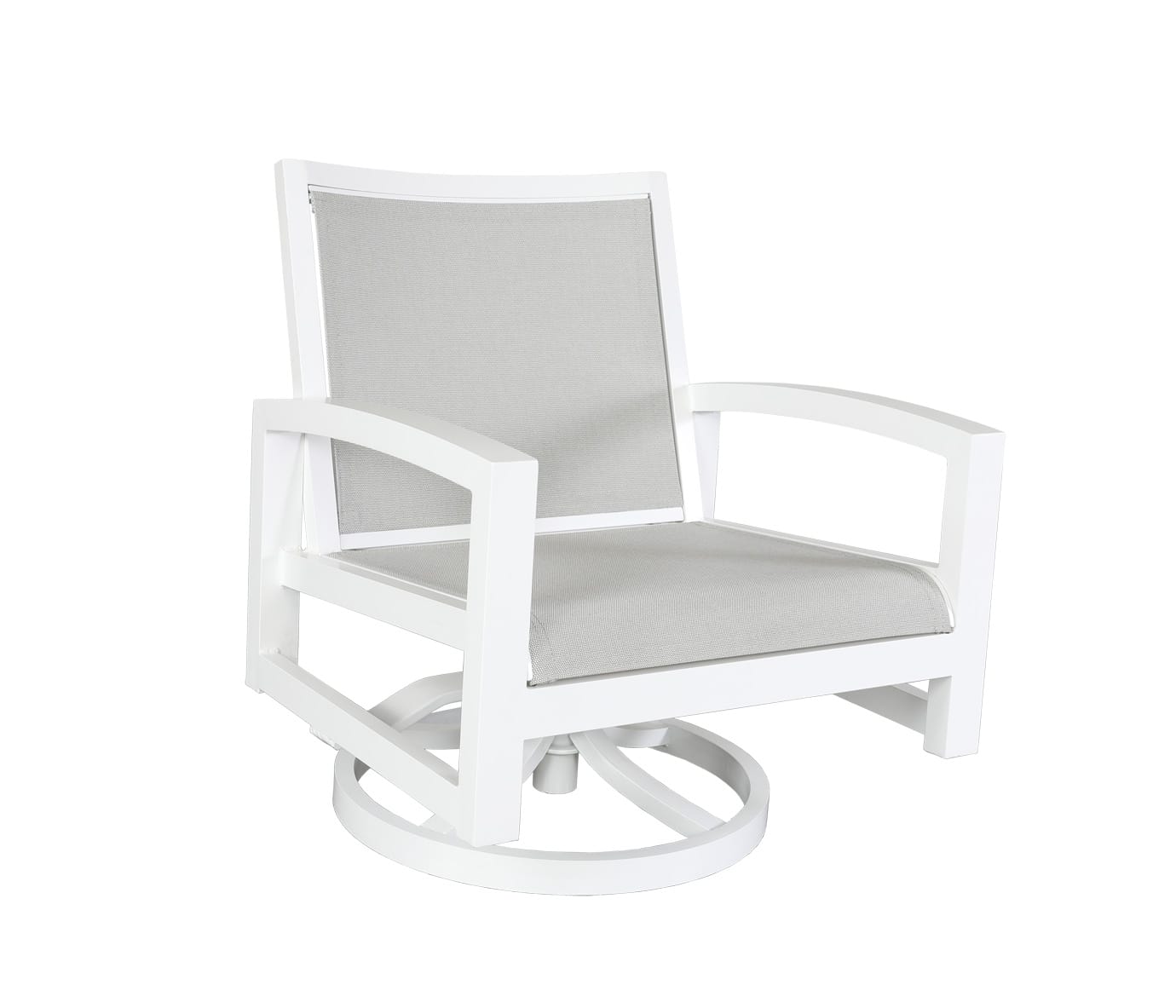 Cabana Coast Outdoor Living > Patio Furniture > Deep Seating White / Sailing Seagull Cabana Coast Millcroft Swivel Chair