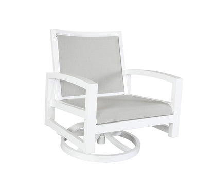 Cabana Coast Outdoor Living > Patio Furniture > Deep Seating White / Sailing Seagull Cabana Coast Millcroft Swivel Chair