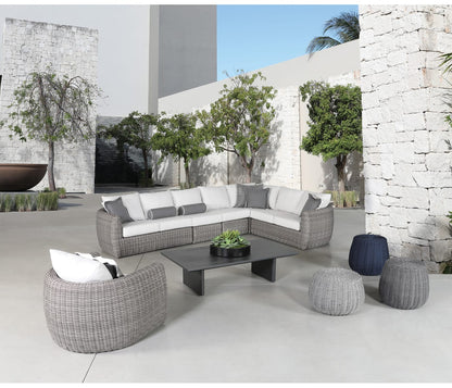 Cabana Coast Outdoor Living > Patio Furniture > Deep Seating Willow / Marvel Cloud Cabana Coast Etta Lounge Swivel Chair
