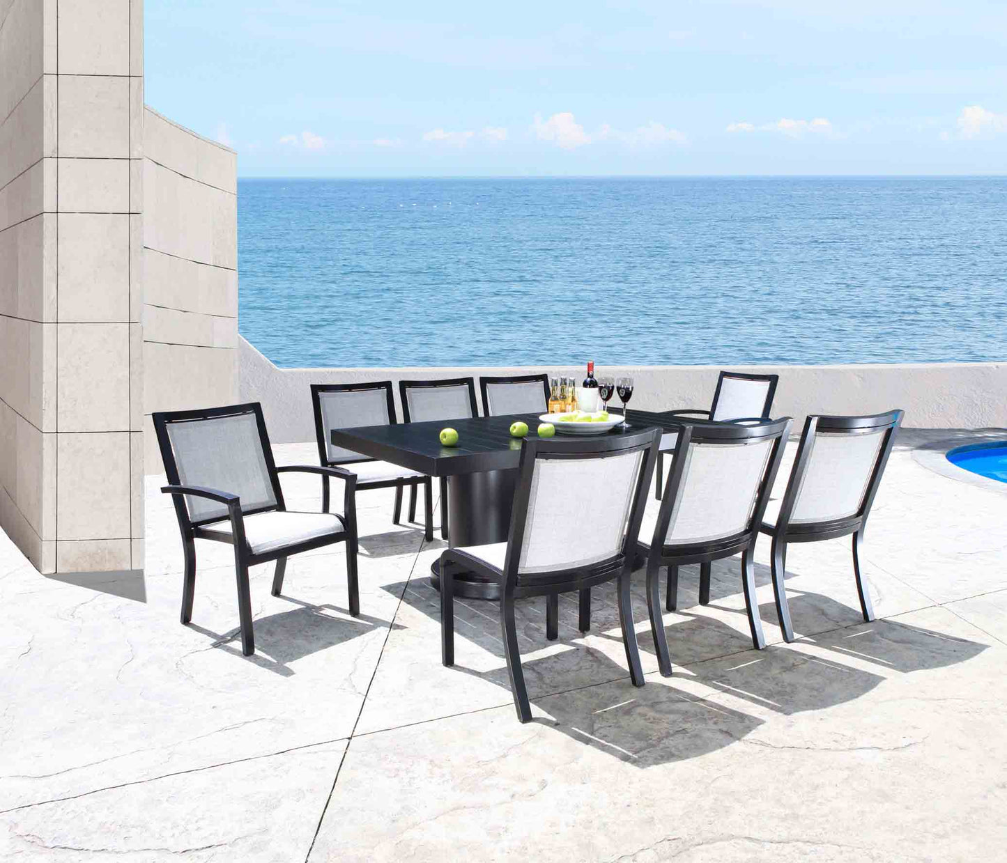 Cabana Coast Outdoor Living > Patio Furniture > Dining Cabana Coast Millcroft Armless Dining Chair