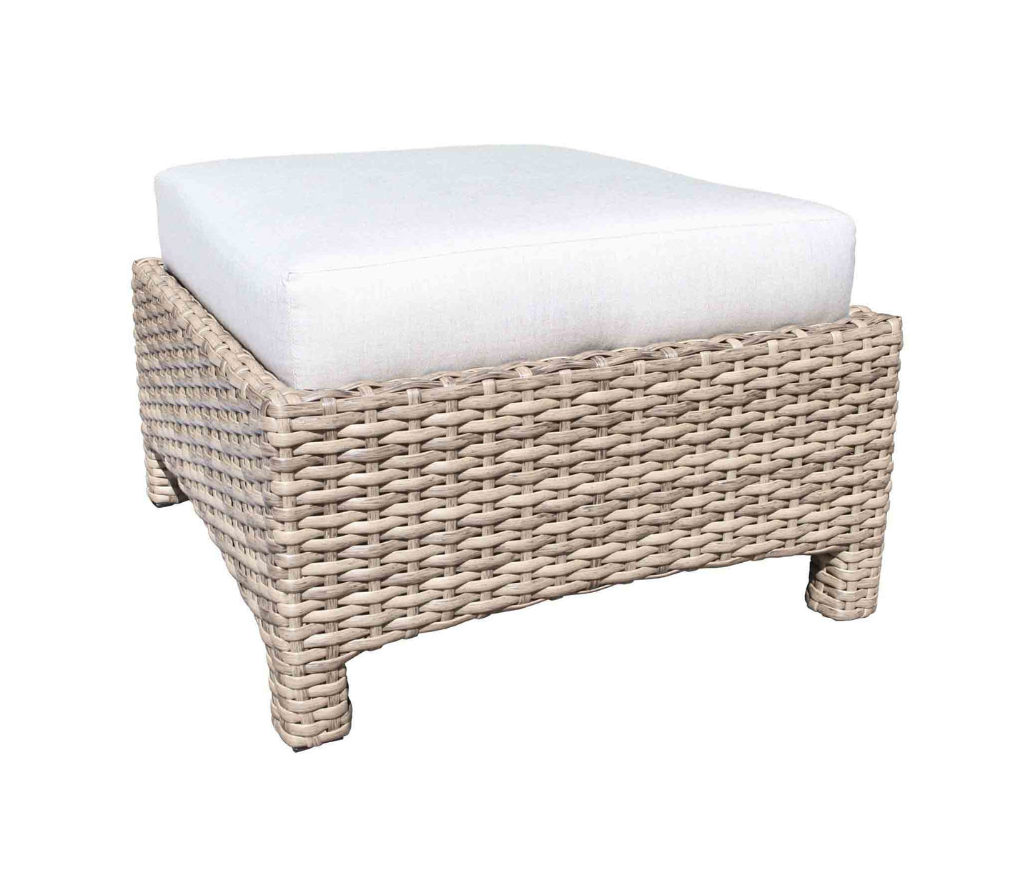 Cabana Coast Outdoor Living > Patio Furniture > Lounge Drift Teak / Cast Silver Cabana Coast Riverside Ottoman