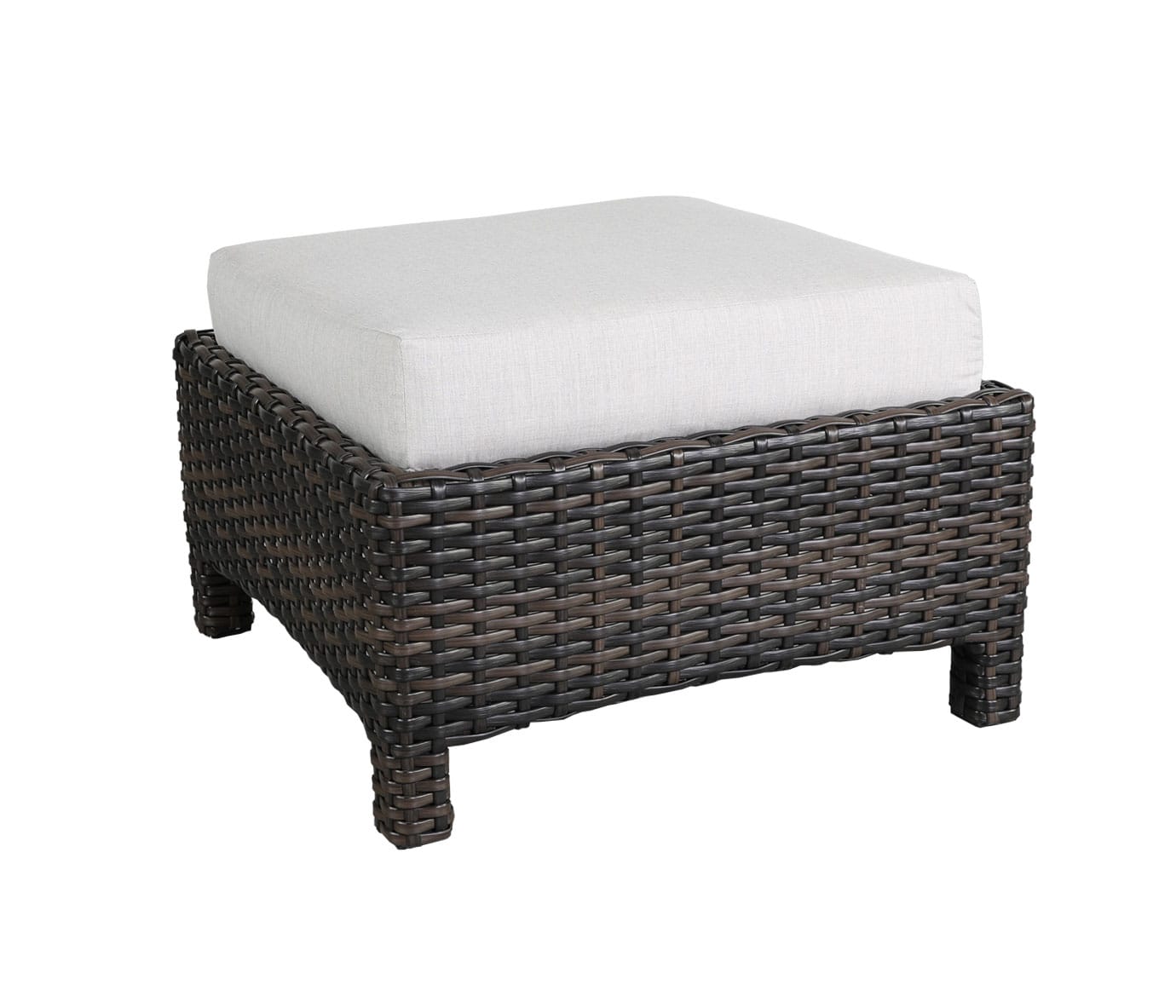 Cabana Coast Outdoor Living > Patio Furniture > Lounge Espresso / Cast Silver Cabana Coast Riverside Ottoman