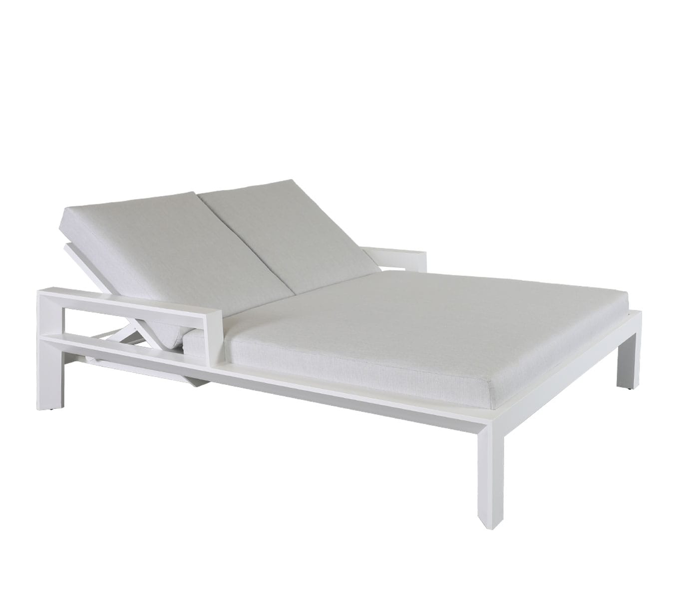 Cabana Coast Outdoor Living > Patio Furniture > Lounge White / Idol Pebble Cabana Coast Muse Outdoor Daybed