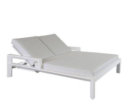 Cabana Coast Outdoor Living > Patio Furniture > Lounge White / Idol Pebble Cabana Coast Muse Outdoor Daybed